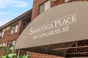 Saratoga Springs apartment for rent - awning on the side of a building