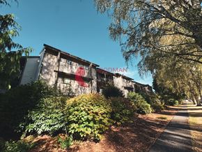 Longview apartment for rent - A building with the word "BROADMAN" painted on it is surrounded by greenery.