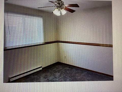 Floor plan for 2 beds, 1 bath