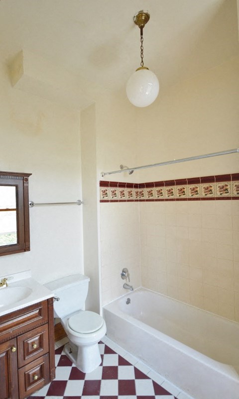 Floor plan for 3 beds, 2 baths