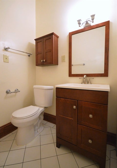 Floor plan for 3 beds, 1 bath