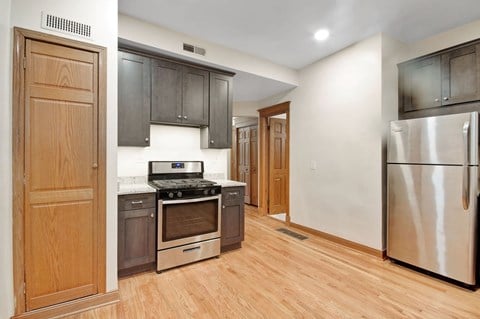 Floor plan for 2 beds, 1 bath