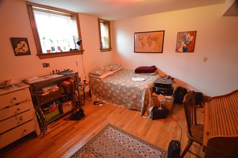 Floor plan for 2 beds, 1 bath