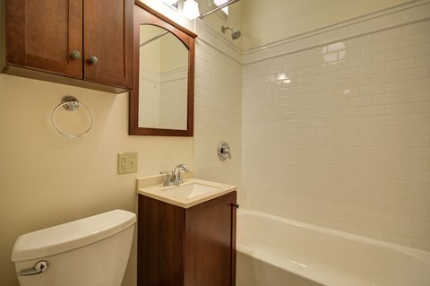 Floor plan for 1 bed, 1 bath