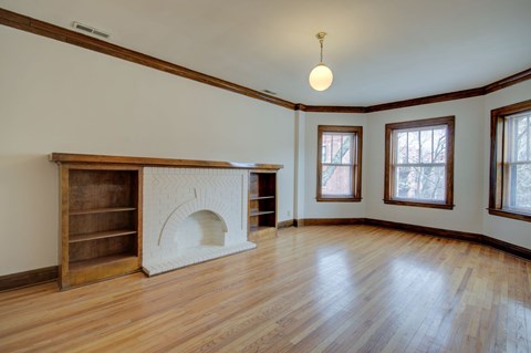 Floor plan for 2 beds, 1 bath