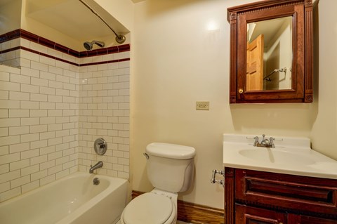 Floor plan for 2 beds, 2 baths