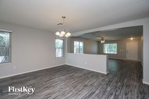 Queen Creek house for rent - the living room and dining room of an empty house