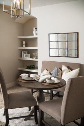 Omaha apartment for rent - a small dining room with a table and chairs