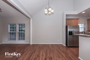 Indian Trail house for rent - the kitchen is open to the dining room and living room