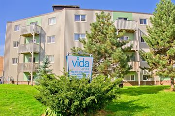 Halifax apartment for rent - A building with a sign that says Vida in front of it.