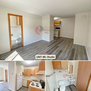 Longview apartment for rent - A studio apartment with a kitchen and a bathroom.