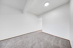 Fridley apartment for rent - the living room is clean and ready for us to use