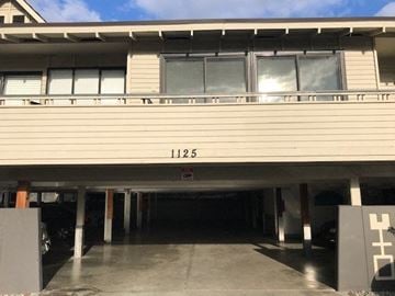 Bellevue apartment for rent - the front of a building with a parking garage