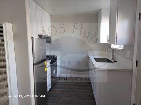Floor plan for 2 beds, 1 bath, 627 sqft