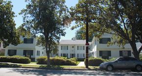 Studio City apartment for rent - an apartment building with a car parked in front of it