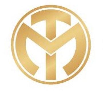 Tallahassee house for rent - A golden logo with the letters "T" and "M" intertwined.