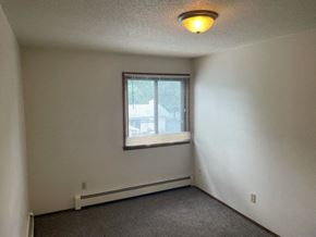 West Fargo apartment for rent - an empty room with a window and a ceiling light