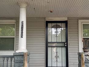 Cleveland apartment for rent - A house numbered 2105 is shown.