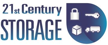 Pennsauken apartment for rent - A graphic with the words "21st Century Storage" and icons of a padlock, key, box, and truck.