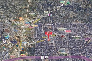 Hurst apartment for rent - a map of a city with a stop sign on it