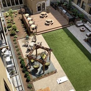 Chicago apartment for rent - Courtyard
