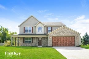 Bargersville house for rent - A house with a garage and a driveway is for sale.