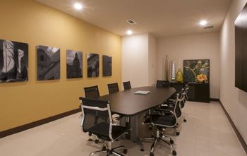 Upscale conference room