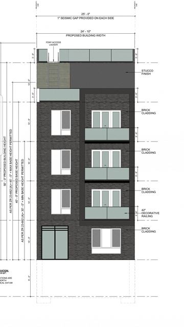 Brooklyn apartment for rent - floor plan of an apartment building with measurements