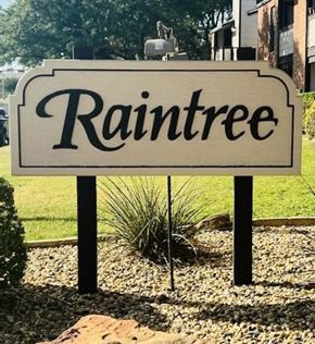 San Angelo apartment for rent - a sign that reads rainree in front of a house