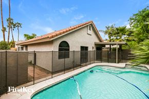Gilbert house for rent - A house with a pool in the backyard.