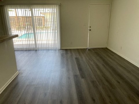 Floor plan for 1 bed, 1 bath