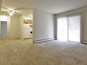Elkton apartment for rent - an empty living room with a large window