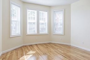 Allston apartment for rent - Sunny Living room with 4 Windows