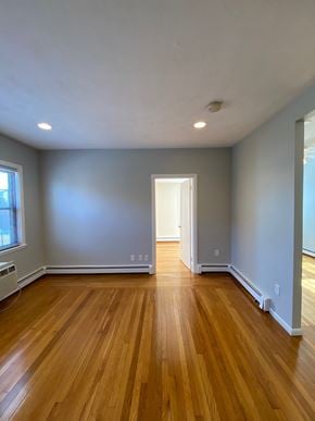 Worcester apartment for rent - Living room with hardwood floors