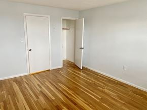Quincy apartment for rent - Bedroom with hardwood floors