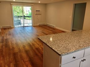Quincy apartment for rent - View from kitchen into living room