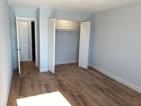 Quincy apartment for rent - Bedroom with laminate floors