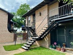 San Angelo apartment for rent - a house with stairs on the side of it