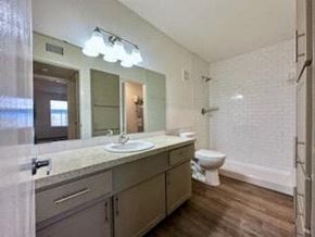 San Angelo apartment for rent - a large bathroom with a sink and a toilet