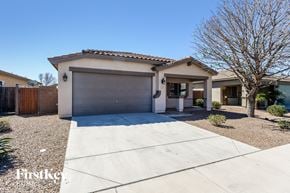Queen Creek house for rent - a house with a driveway and a garage door