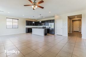 Queen Creek house for rent - the kitchen is open to the living room and dining room
