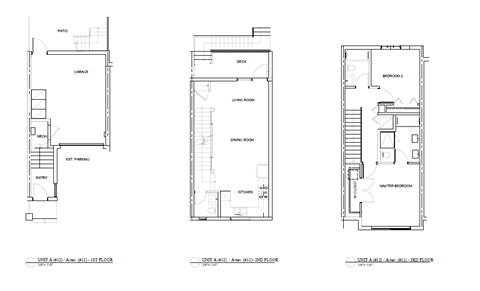 Floor plan for 2 beds, 3 baths, 1130 sqft