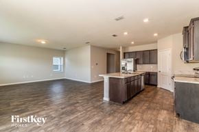 Jacksonville house for rent - the kitchen is open to the living room and dining room