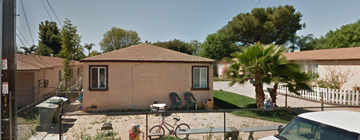 Escondido apartment for rent - a small house with two chairs in the yard