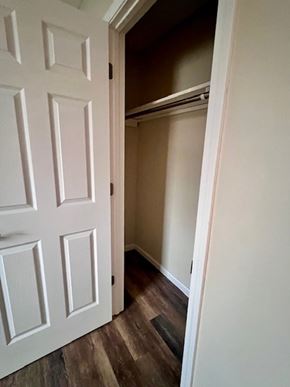 Columbus apartment for rent - A white door is open to a small, empty room.