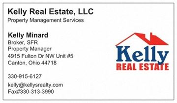 Massillon apartment for rent - a real estate card with the real estate logo on it