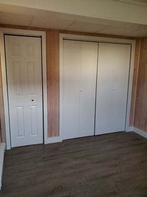 Westville apartment for rent - the closet in the living room with the doors closed