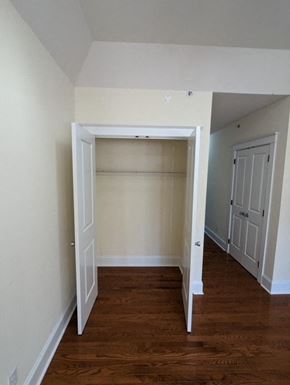Bridgeport apartment for rent - an empty room with a closet and a door