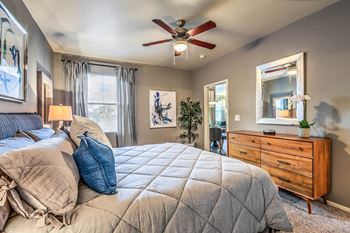 Ceiling fans in bedrooms