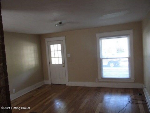 Floor plan for 2 beds, 1 bath